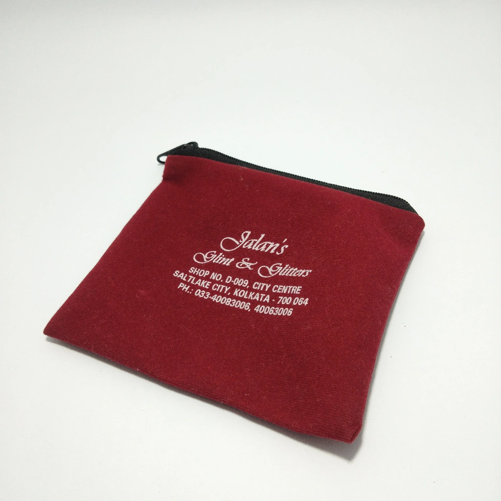 jewellery box maroon printed purse bag