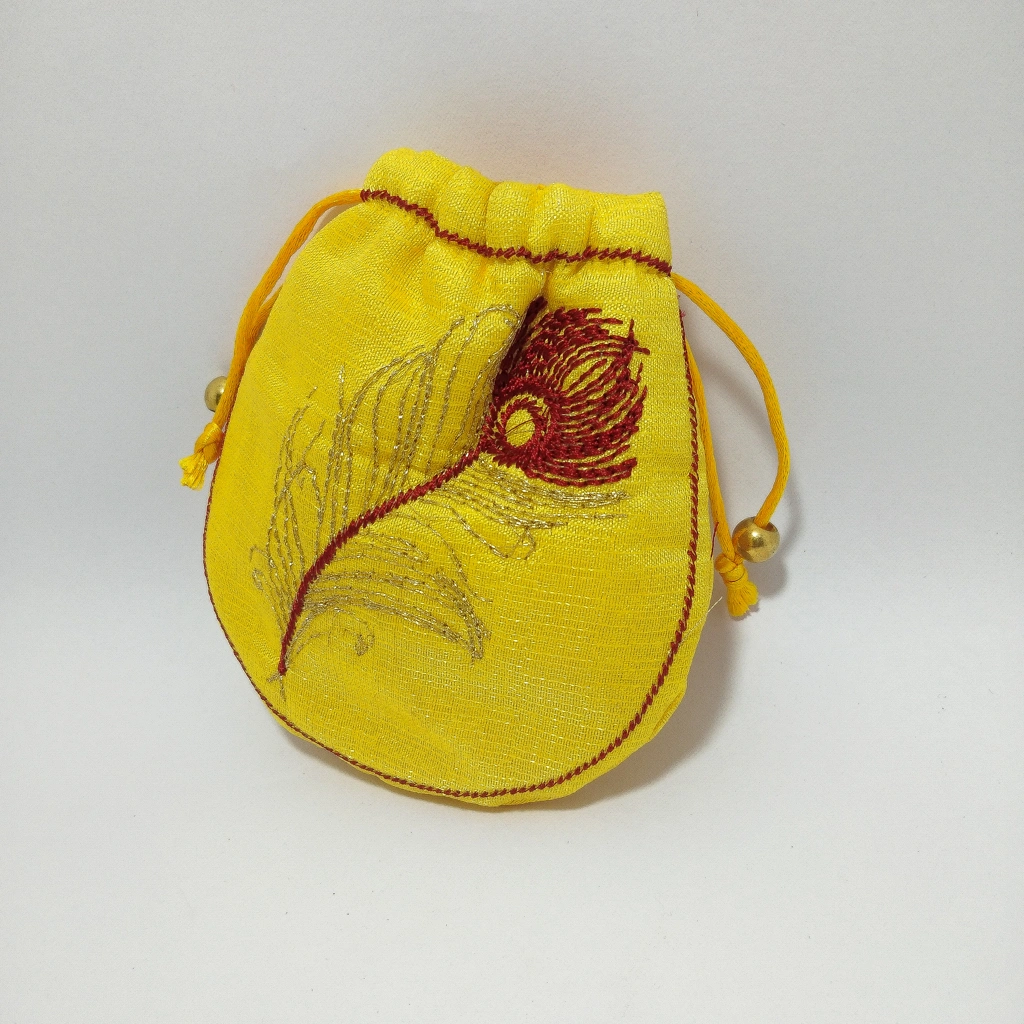 jewelry box classic yellow small purse