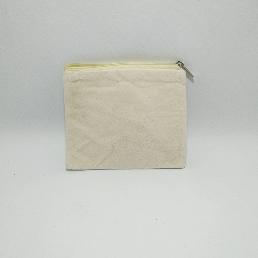 cream while zipper purse