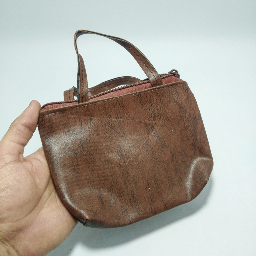 jewellery box brown leather bag thela
