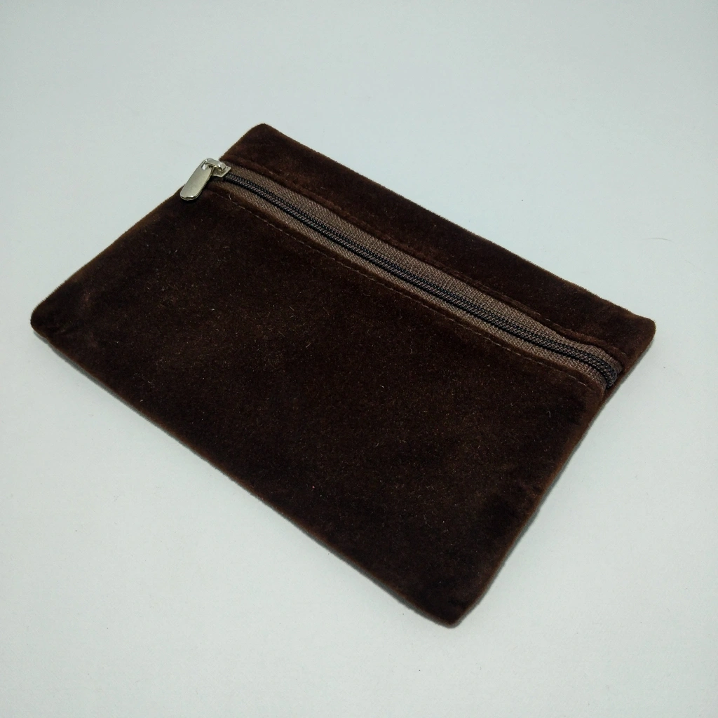 brown velvet purse bag box 