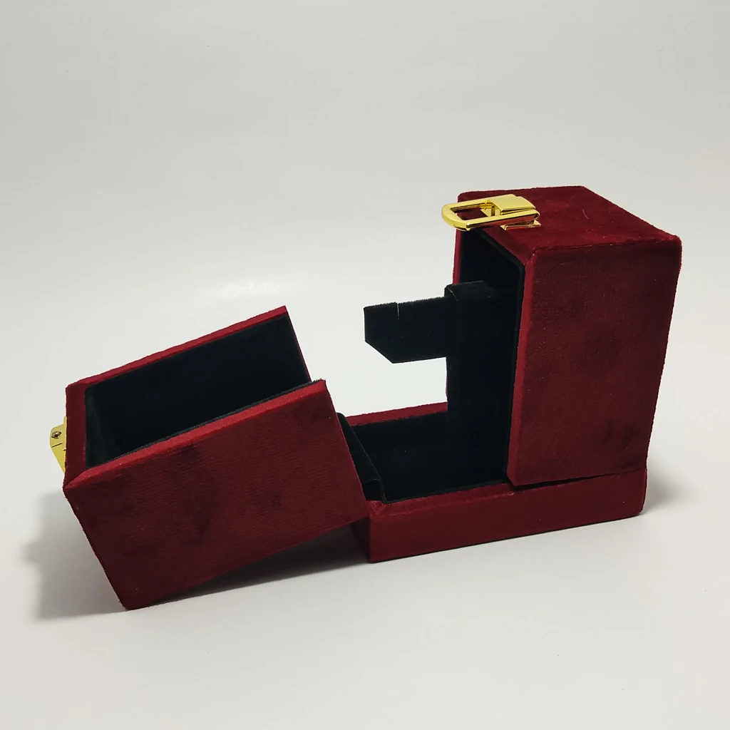 jewellery box all velvet black display - 01