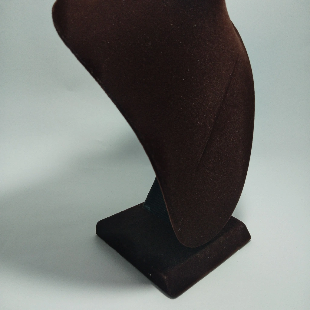 brown necklace display body