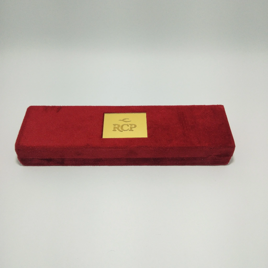 premium red velvet chain box