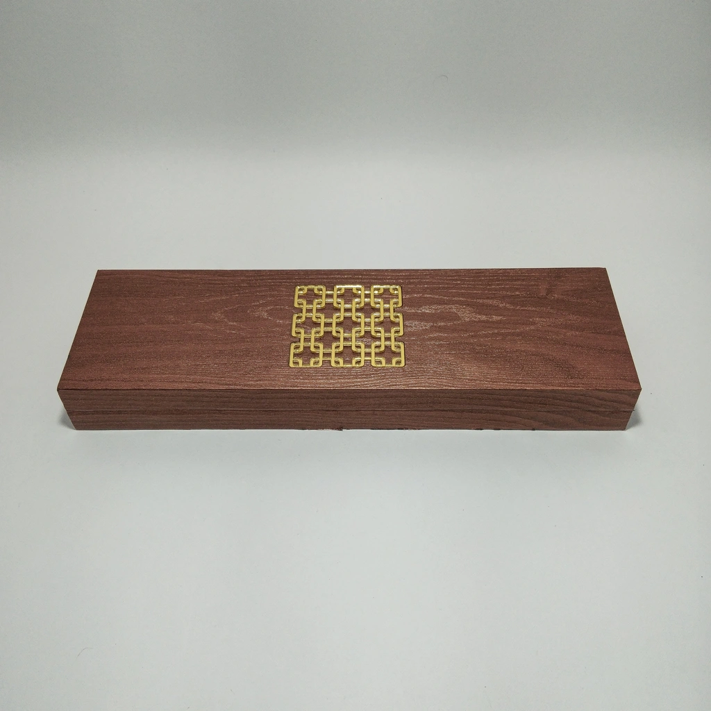 jewellery box wooden led black chain