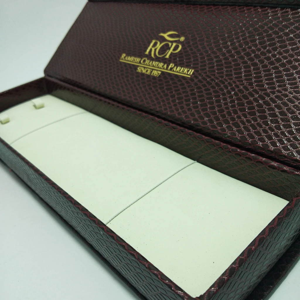 jewelry box leather rexin printed medium chain