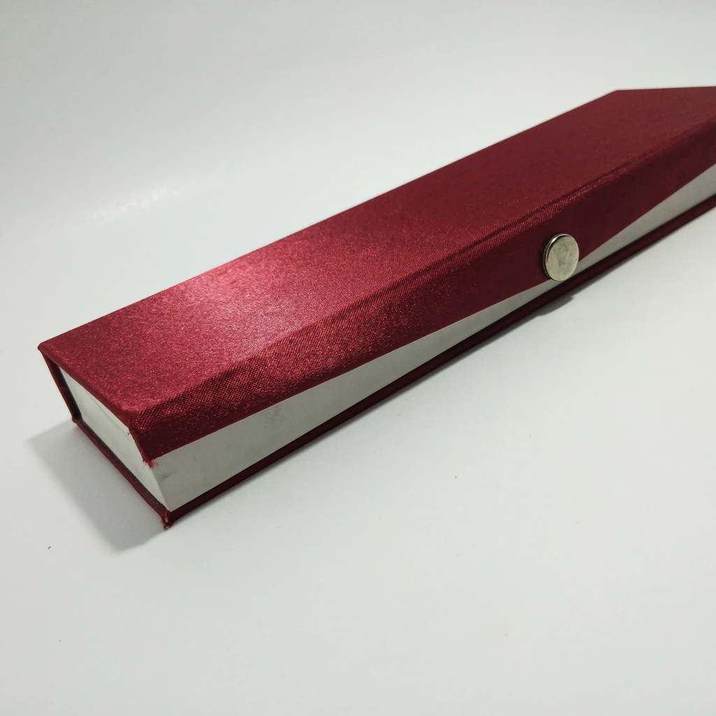 jewellery box red satin inside white big chain