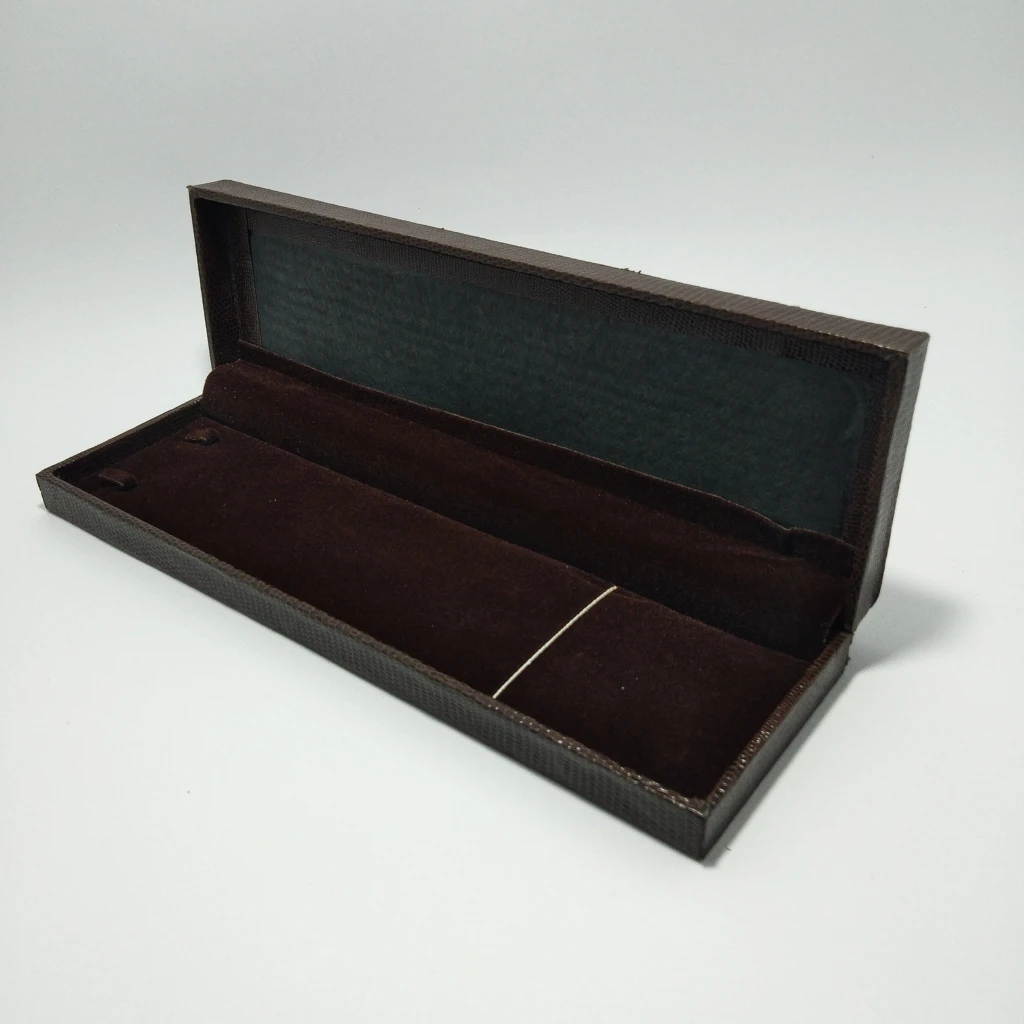 jewellery box brown crocodile rexin kitkat chain