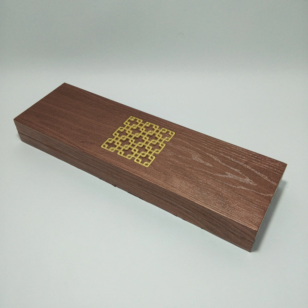 wooden led black chain box 