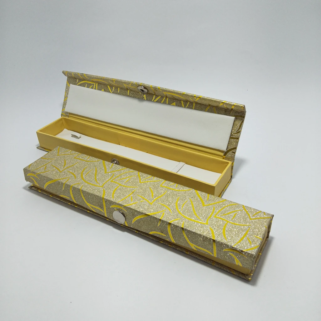 basic golden paper small chain box 