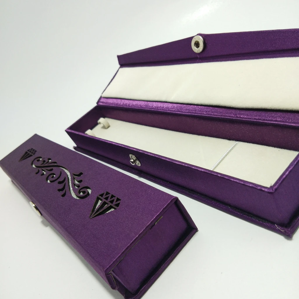 violet paper laser finish chain box 