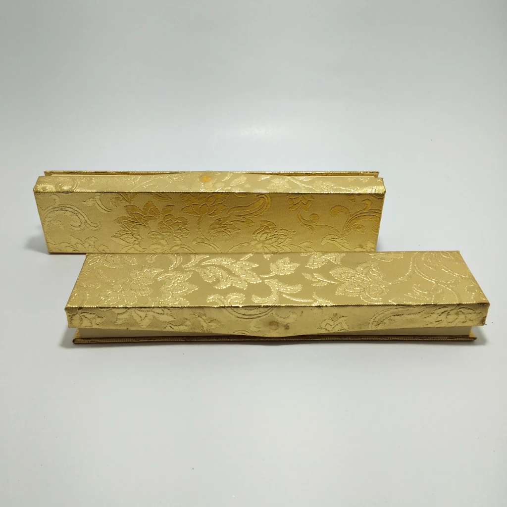 golden flower rexin small chain box 