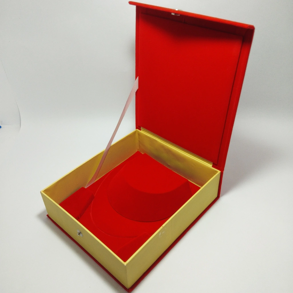 jewelry box classic red velvet chokar box