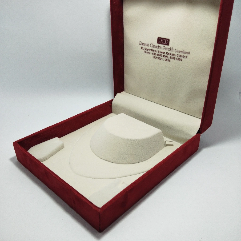 jewelry box premium velvet engraving chokar