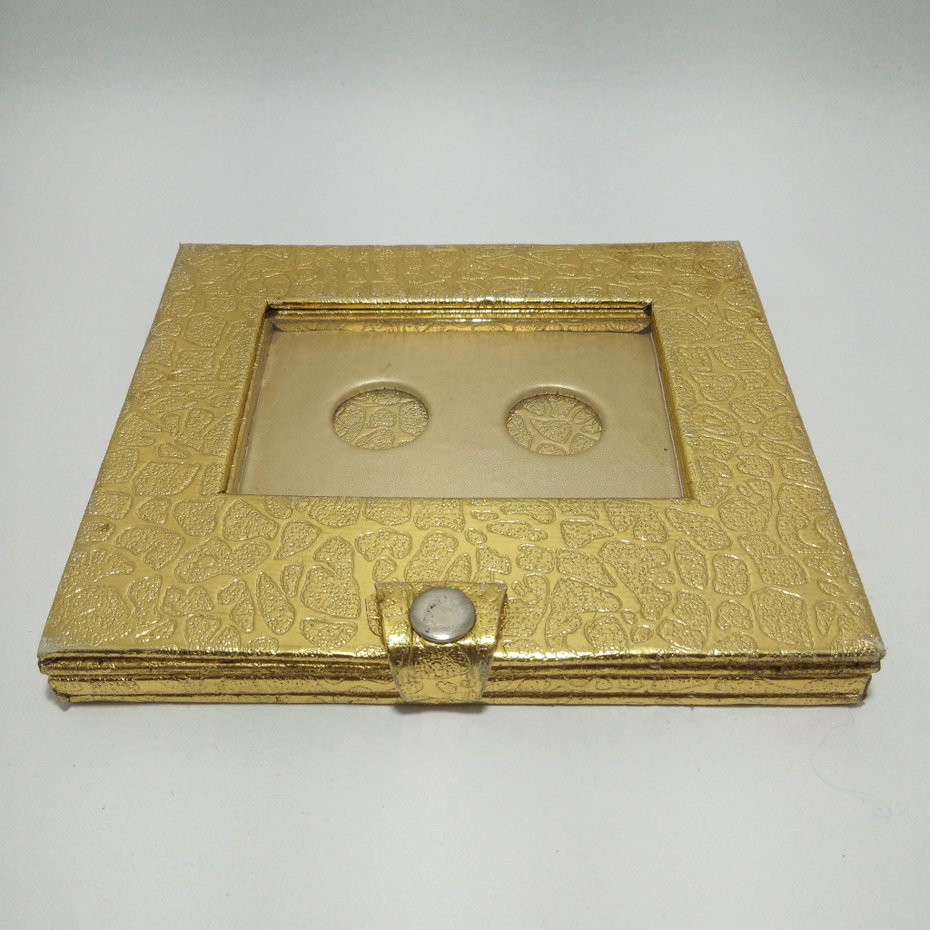 golden satin 2 coin box box 