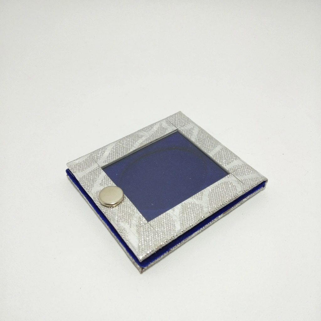 visible silver blue coin folder box 