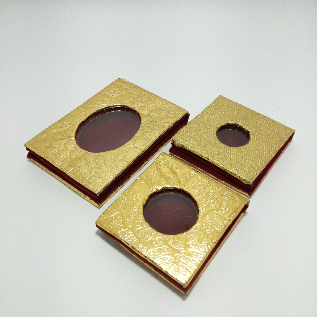 golden visible coin folder box 