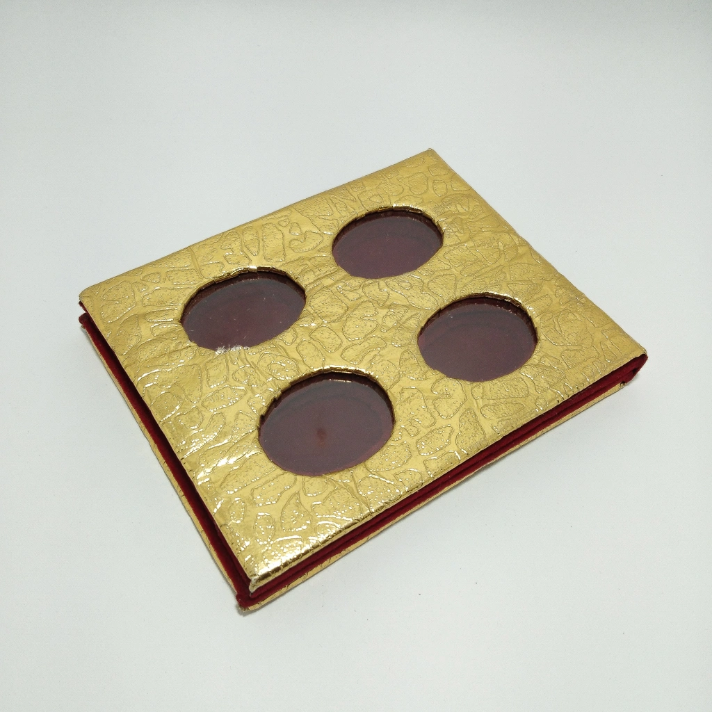golden 4 coin folder box 