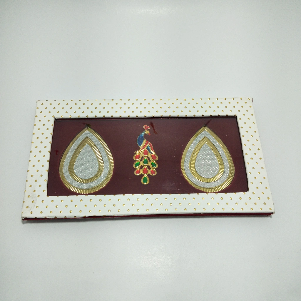 2-coin bindi bit peacock box