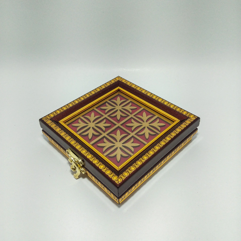 jewellery box wooden laser glass coin box