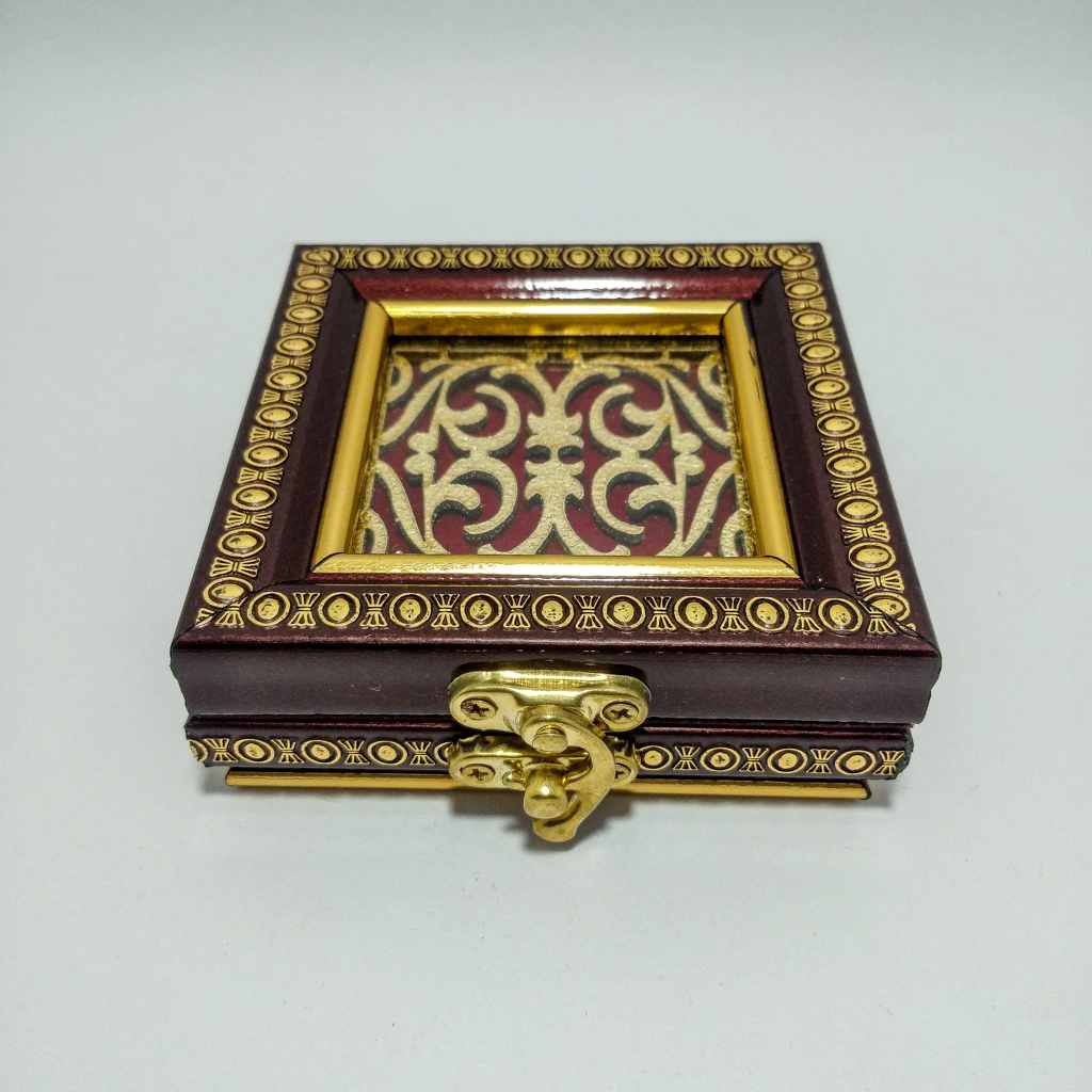 jewellery box wooden laser glass coin box