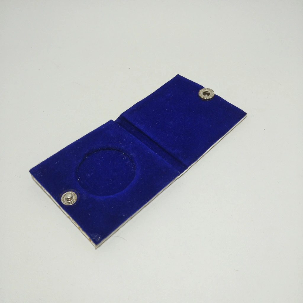jewelry box white bindi button coin folder
