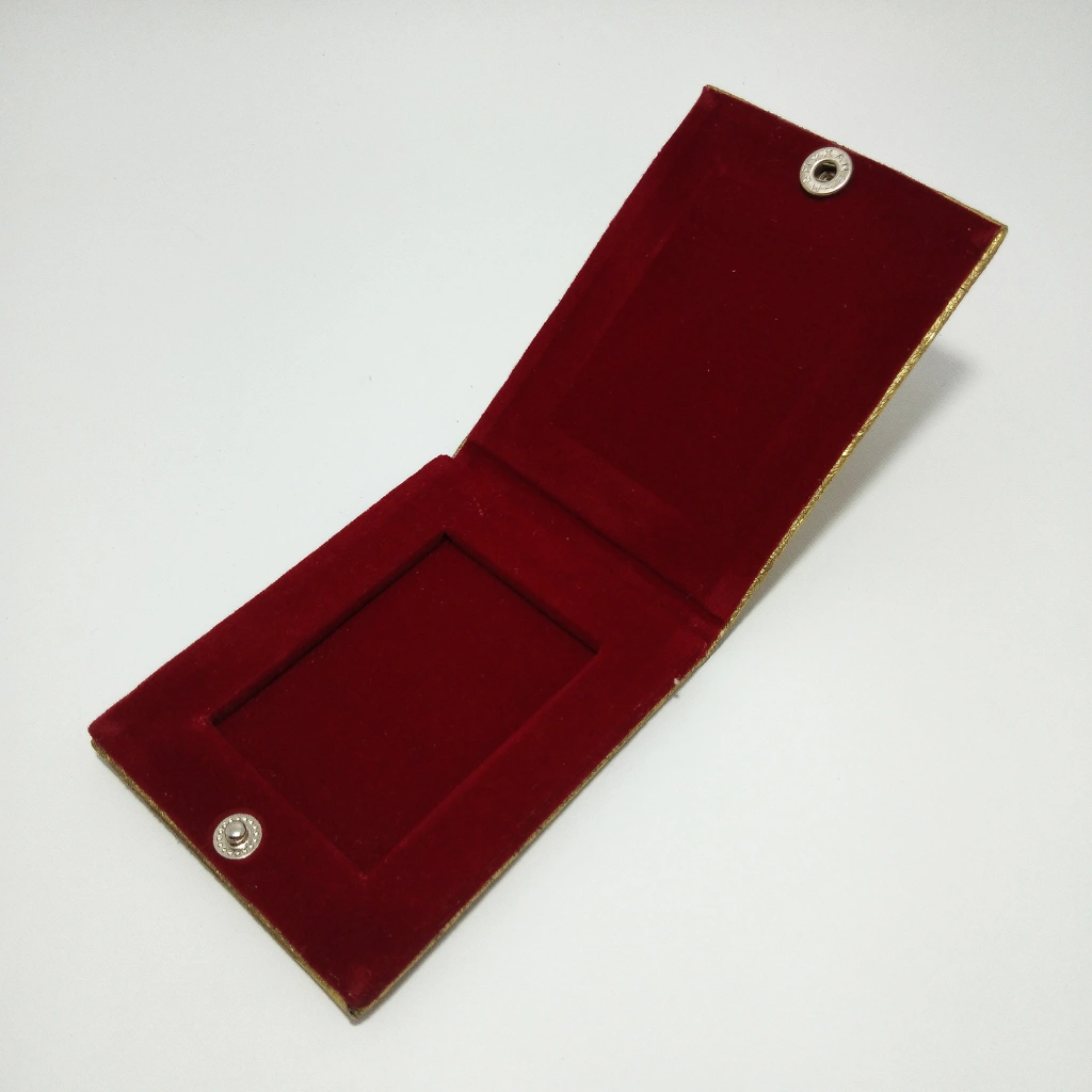 jewelry box golden coin round oval square folder