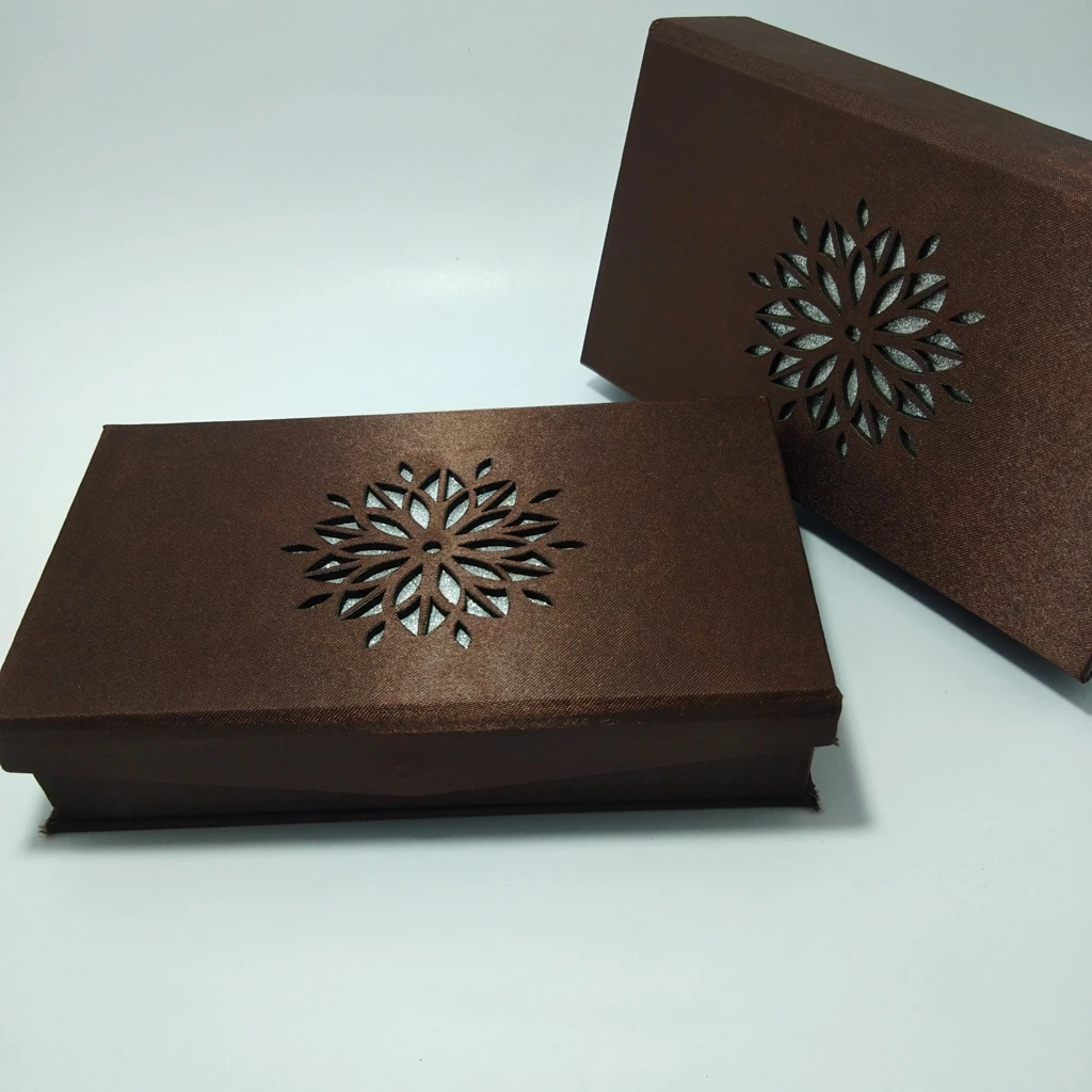satin laser brown double bangles