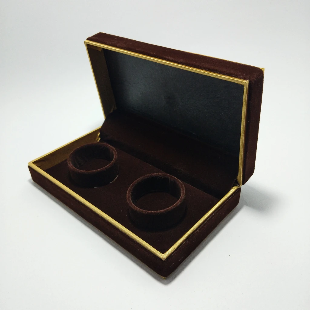 jewellery box BI color velvet brown kitkat bangles
