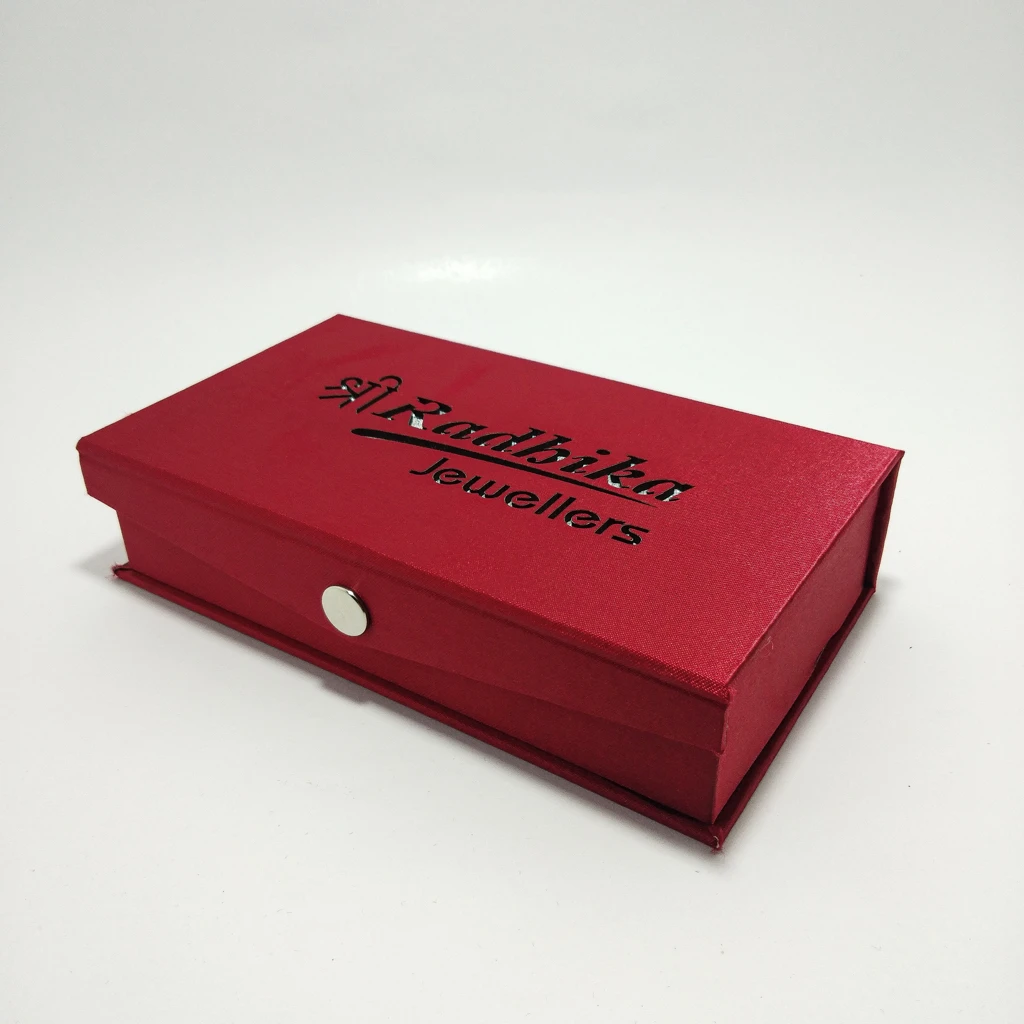 red satin laser double bangles box 