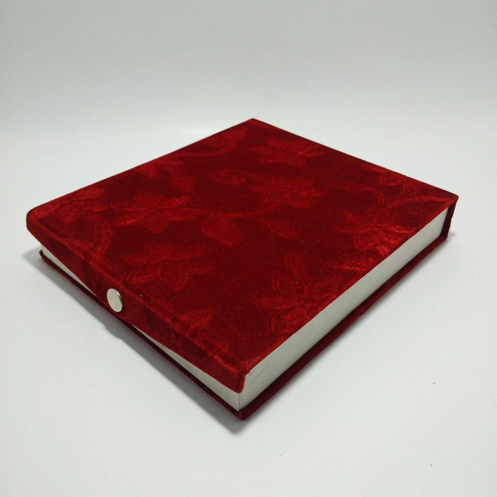 flower velvet finish half set box 