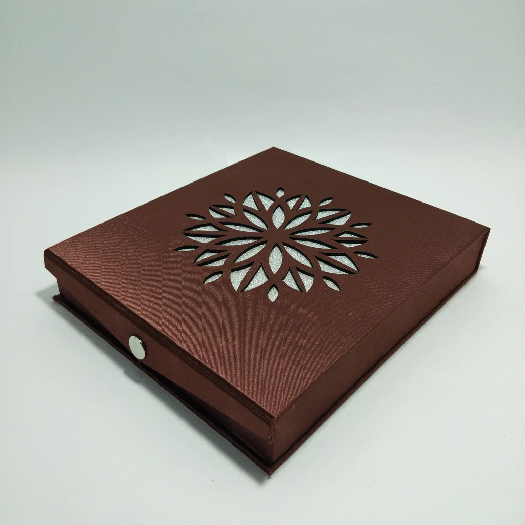 brown satin laser necklace box 