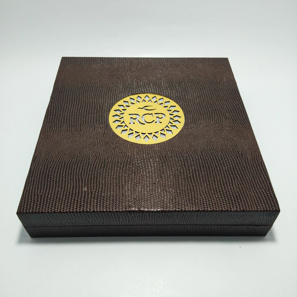 wooden led acrylic half set box 
