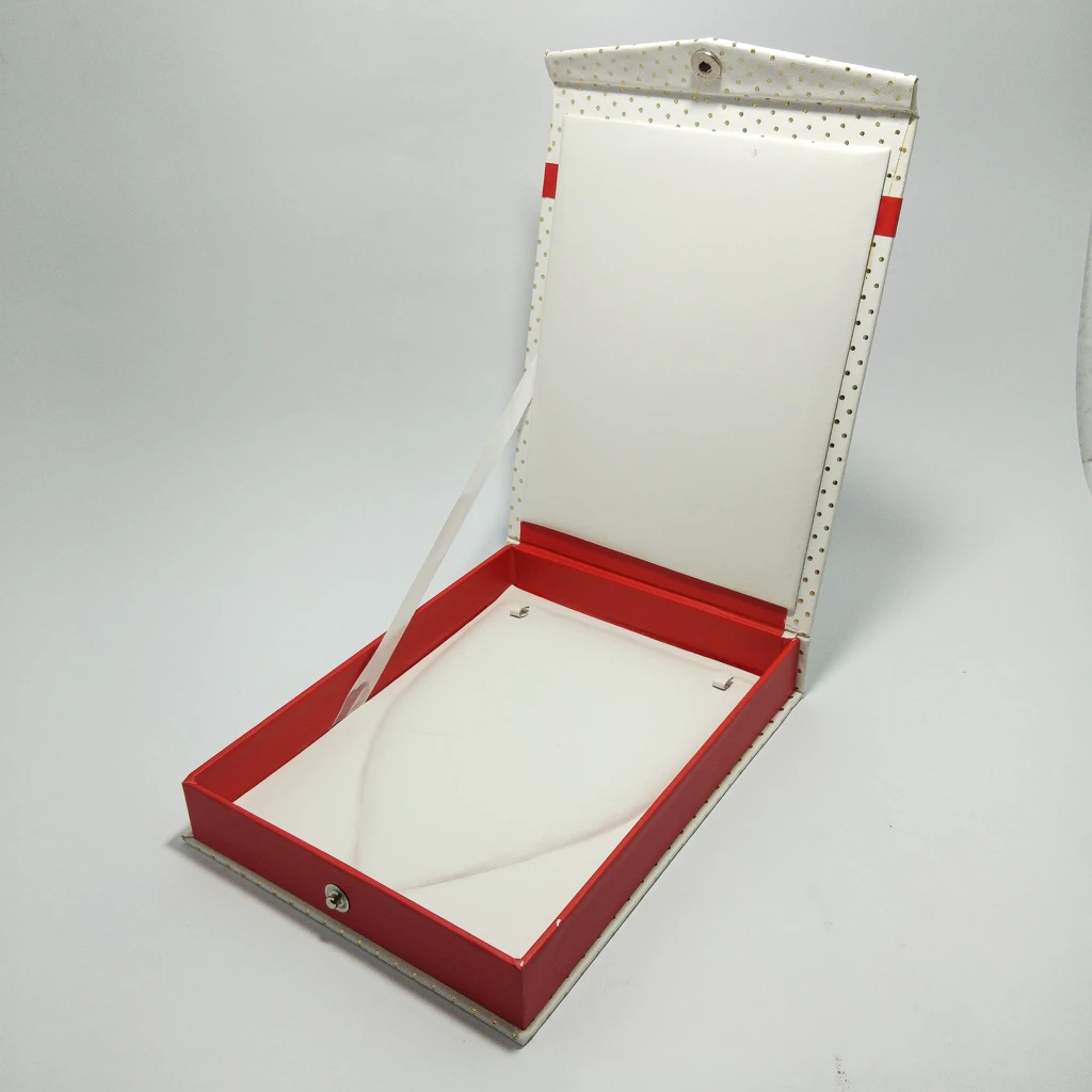 BINDI bit red strip white long set box 