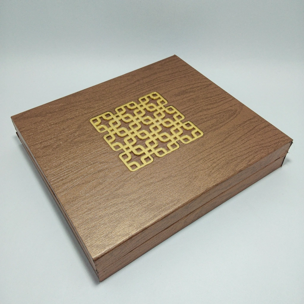 wooden led necklace half set box 