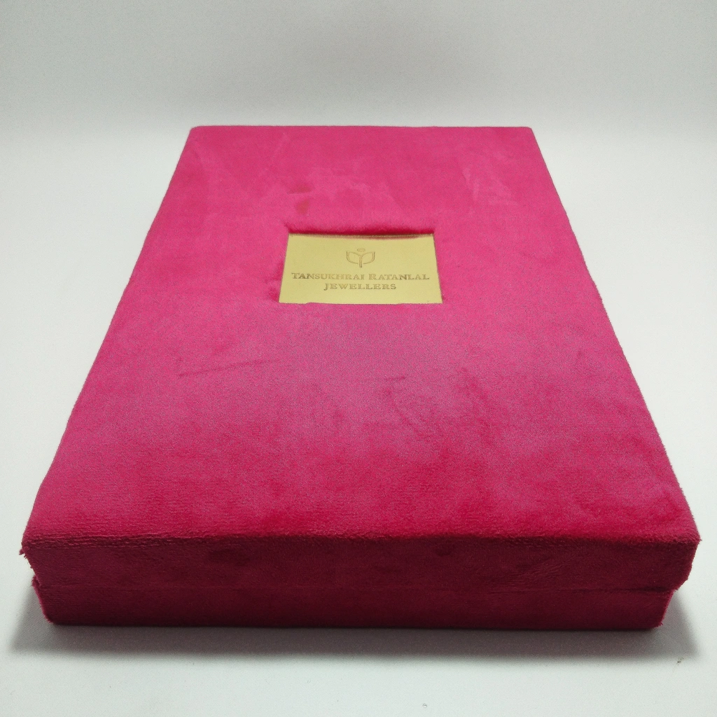 premium pink velvet long set box 