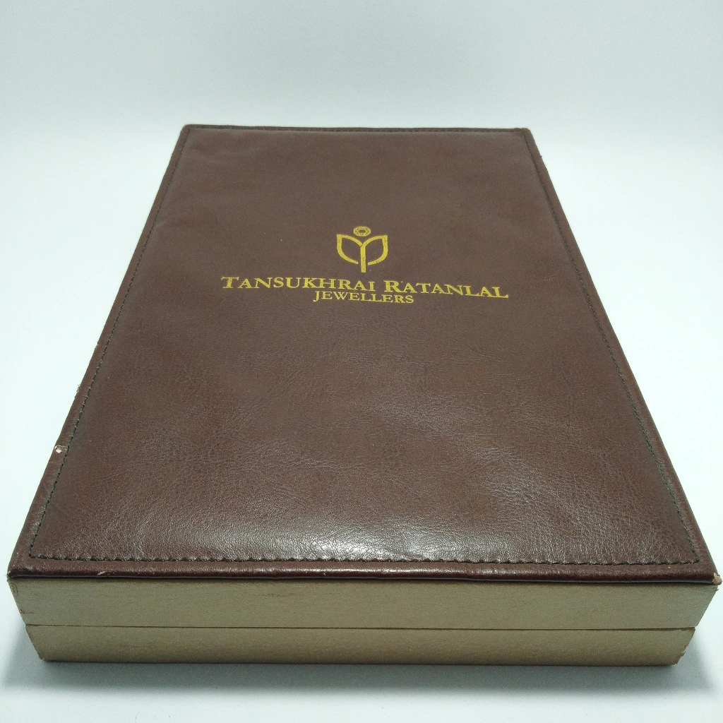 cream brown leather full set box 