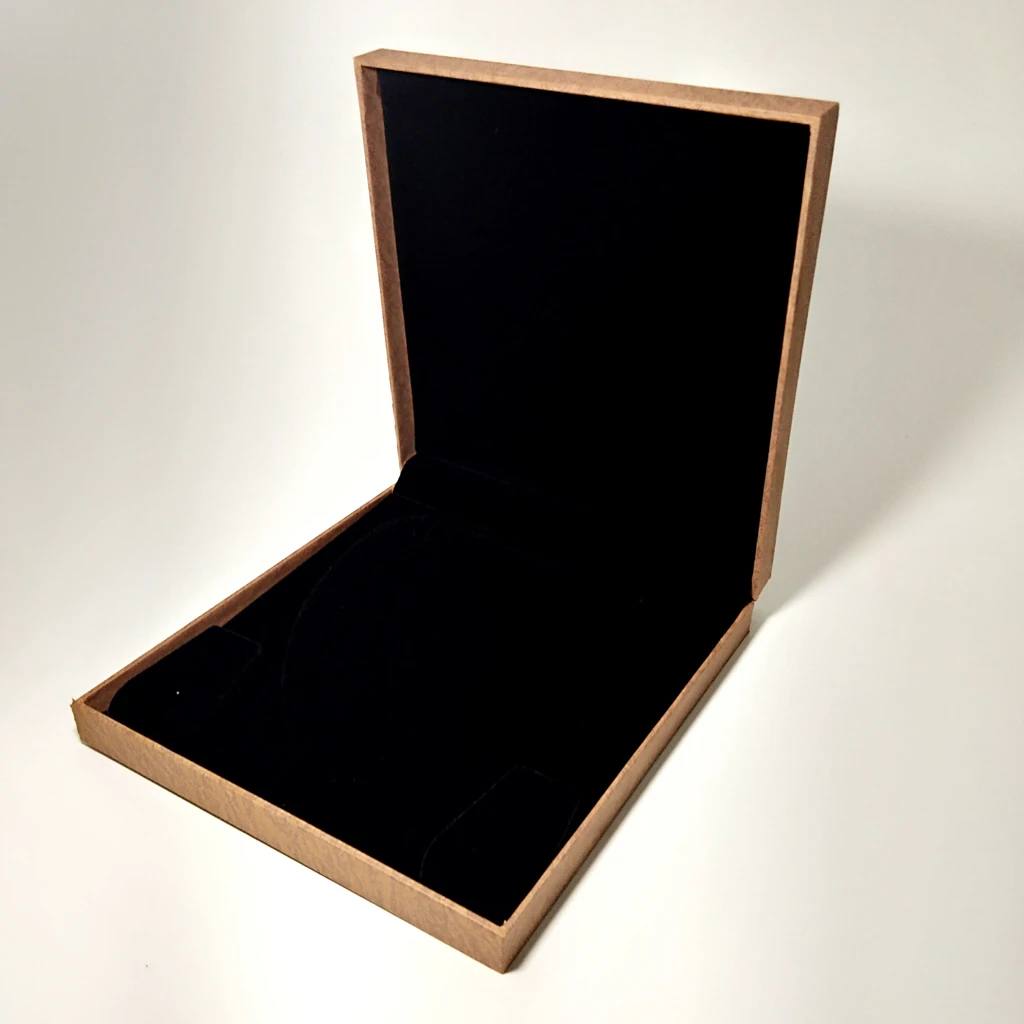 jewellery box wooden laser finish necklace set