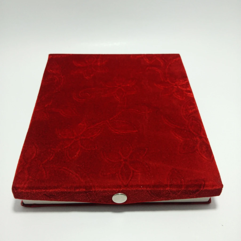 jewelry box flower velvet finish half set