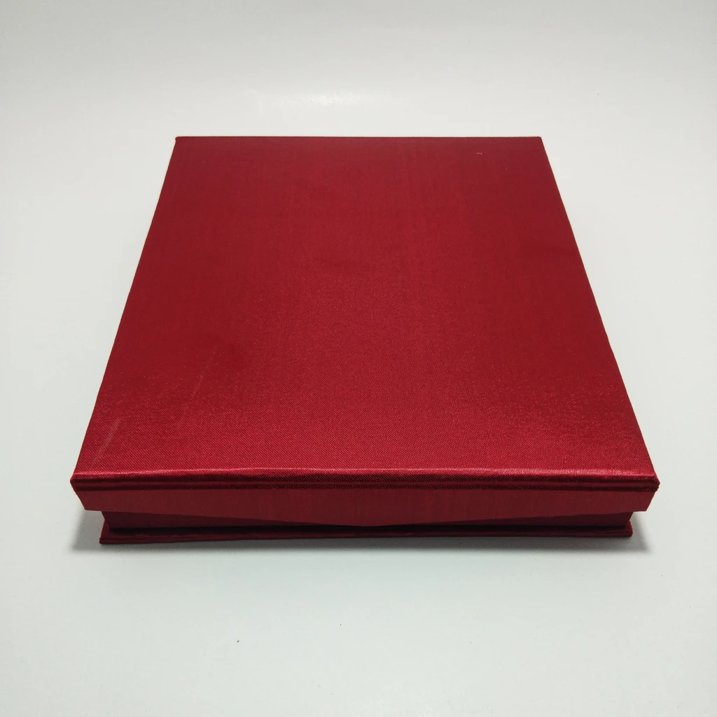 jewelry box fine quality red satin half set