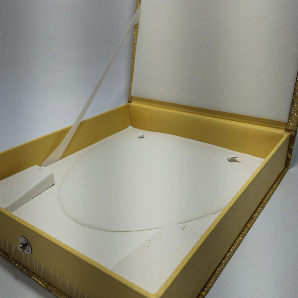 jewellery box golden petal paper half set
