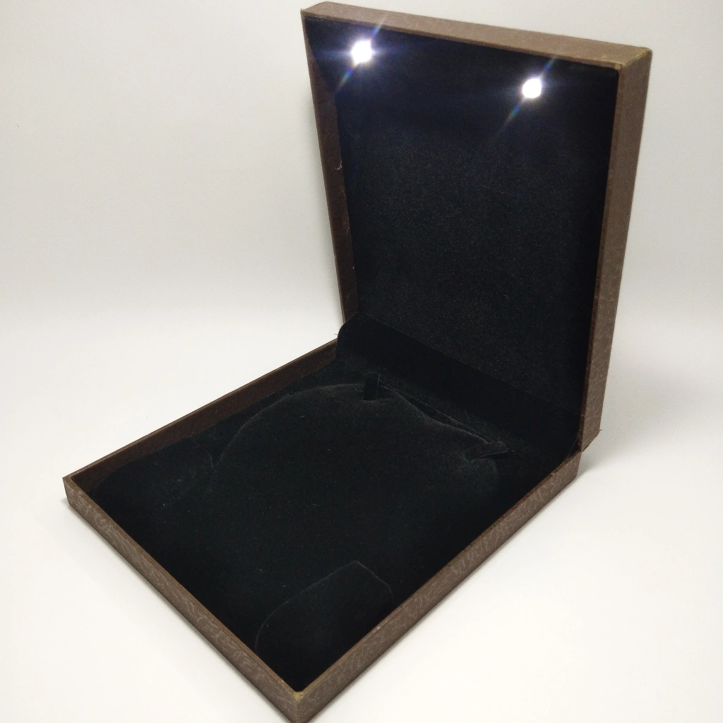 jewelry box wooden laser custom led necklace