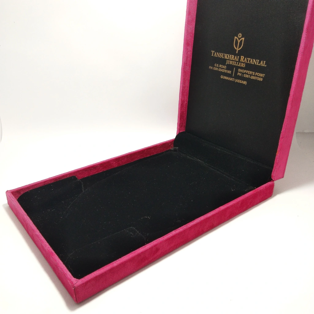 jewelry box premium pink velvet long set