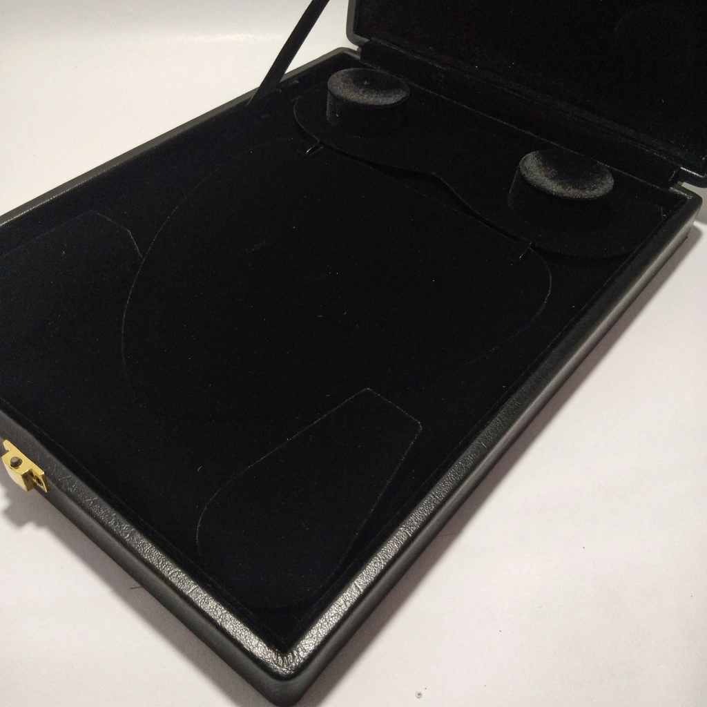 jewelry box premium leather black full set box