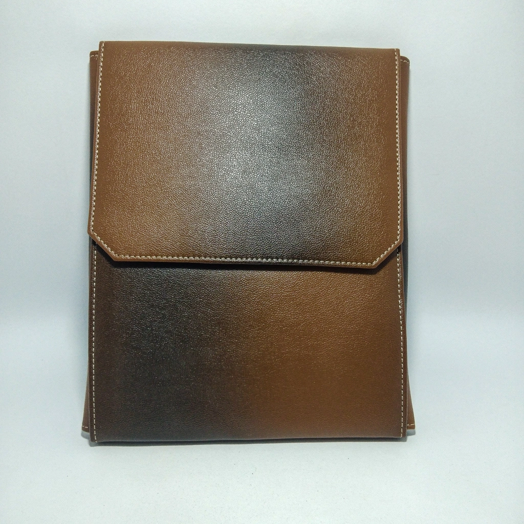 jewellery box brown leather folder necklace