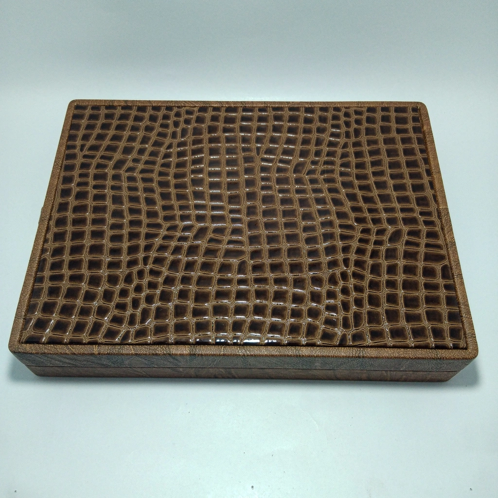 jewellery box premium brown stock long set 