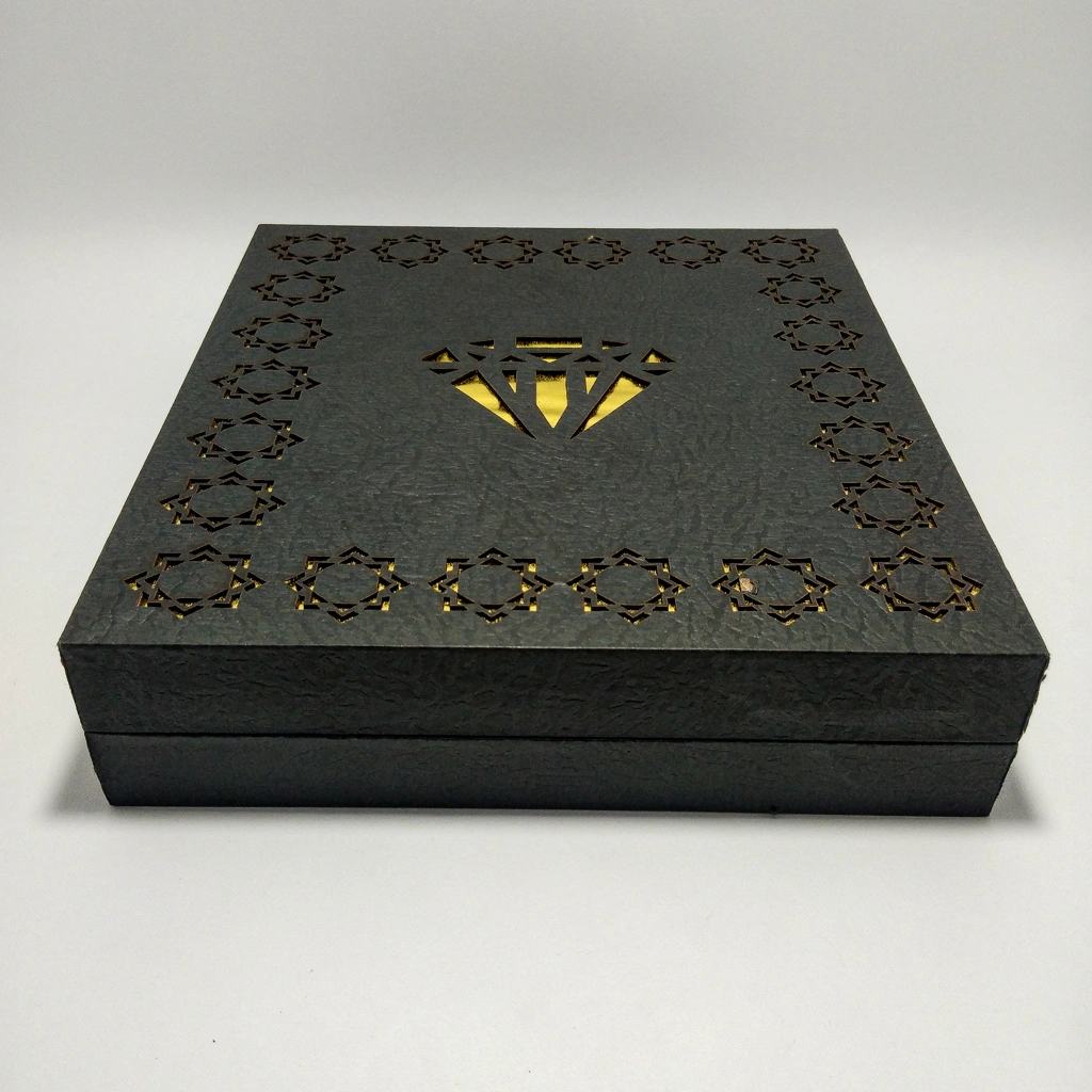 jewellery box black diamond laser necklace set