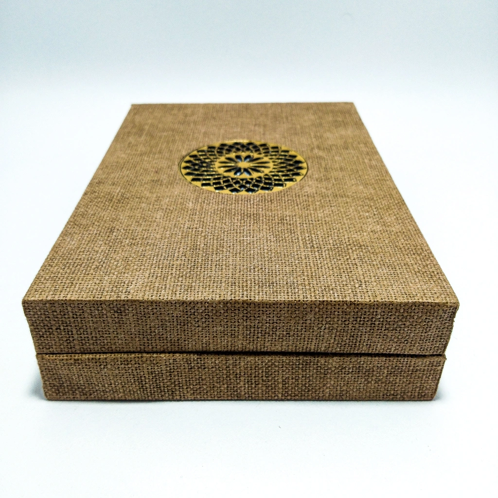 jute acrylic big pendant led box 