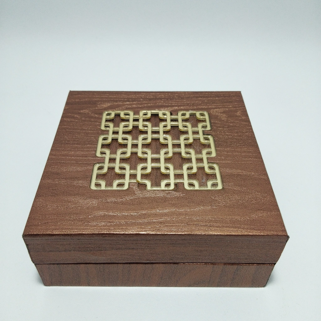 led laser wooden pendant box box 