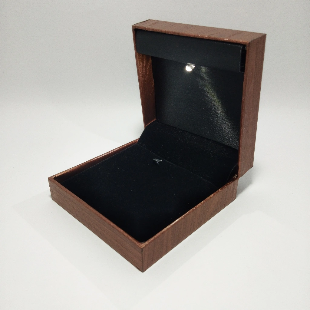 jewelry box led laser wooden pendant box
